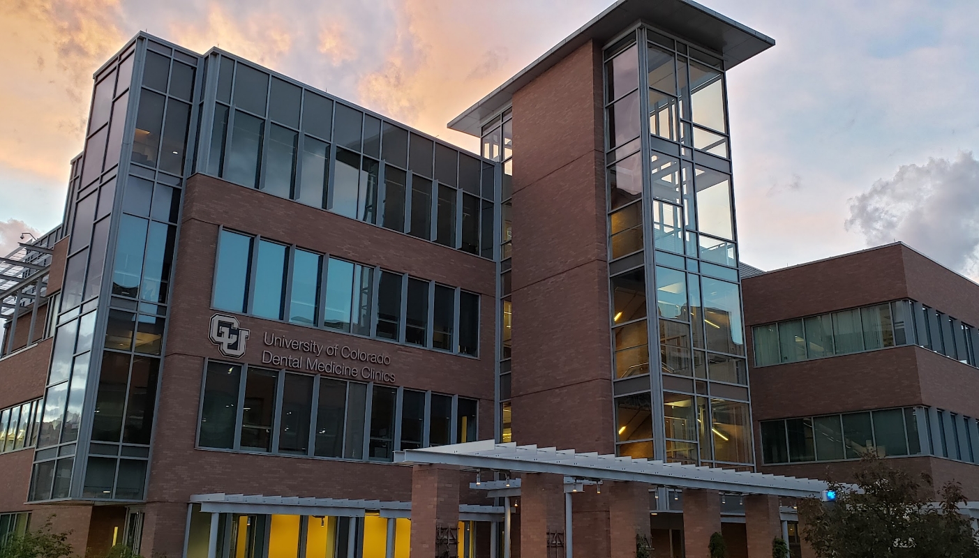 Outside view of dental school building